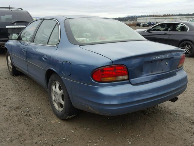 1G3WS52KXWF356803 - 1998 OLDSMOBILE INTRIGUE G BLUE photo 3