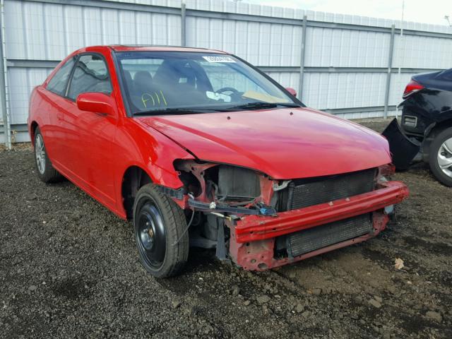 1HGEM22985L053215 - 2005 HONDA CIVIC EX RED photo 1