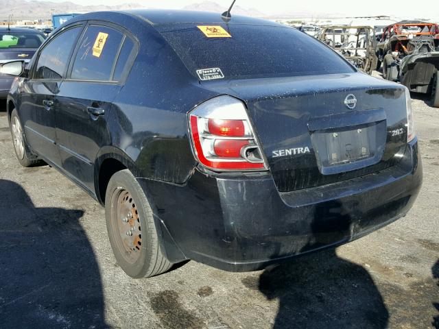 3N1AB61E97L700708 - 2007 NISSAN SENTRA 2.0 BLACK photo 3