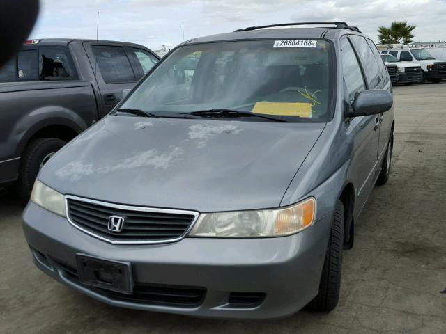 2HKRL18651H621719 - 2001 HONDA ODYSSEY EX GRAY photo 2