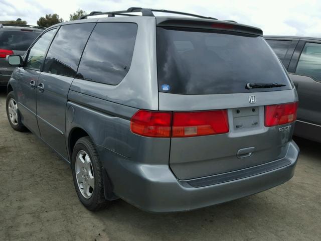 2HKRL18651H621719 - 2001 HONDA ODYSSEY EX GRAY photo 3