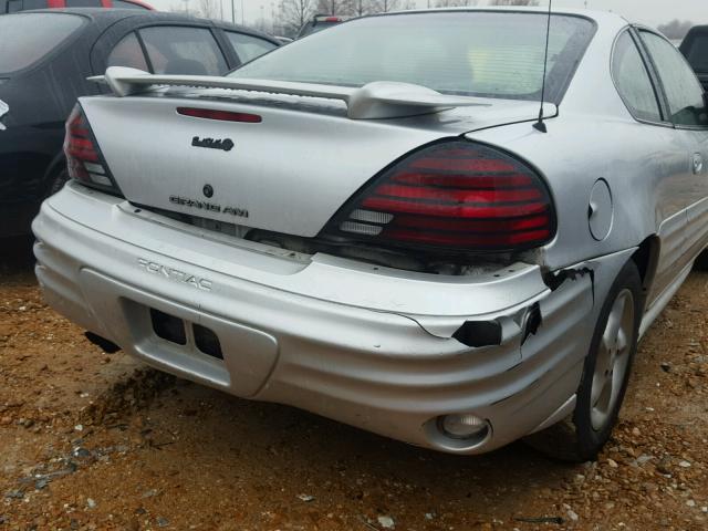 1G2NF12TX1M555151 - 2001 PONTIAC GRAND AM S SILVER photo 9