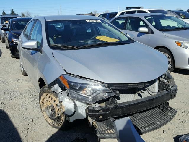 5YFBURHE0GP457568 - 2016 TOYOTA COROLLA L SILVER photo 1