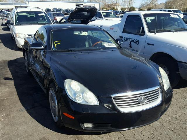 JTHFN48Y920005552 - 2002 LEXUS SC 430 BLACK photo 1