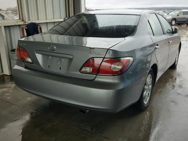 JTHBF30G120081355 - 2002 LEXUS ES 300 GREEN photo 4