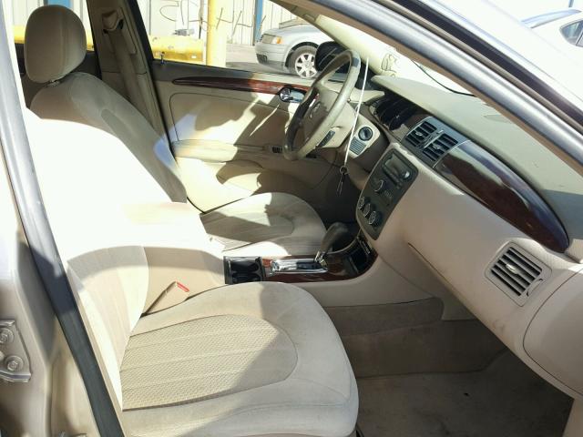 1G4HP57296U156103 - 2006 BUICK LUCERNE CX BEIGE photo 5