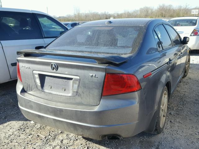 19UUA662X5A034220 - 2005 ACURA TL GRAY photo 4