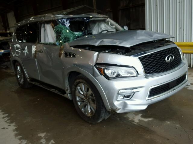 JN8AZ2NF9H9645423 - 2017 INFINITI QX80 BASE SILVER photo 1