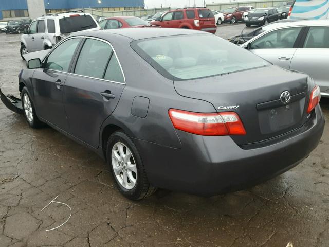4T4BE46K69R099926 - 2009 TOYOTA CAMRY BASE GRAY photo 3