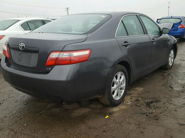 4T4BE46K69R099926 - 2009 TOYOTA CAMRY BASE GRAY photo 4