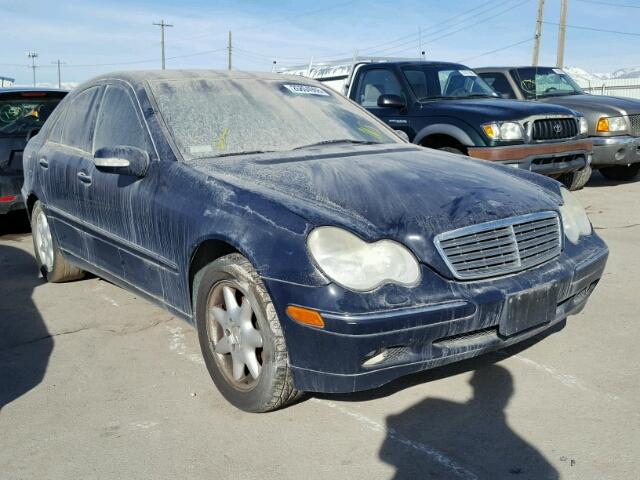 WDBRF61J41F073689 - 2001 MERCEDES-BENZ C 240 BLUE photo 1