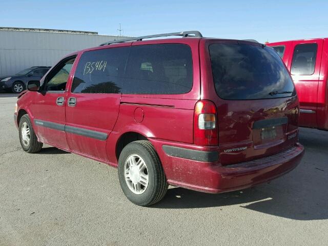 1GNDX03EX4D158940 - 2004 CHEVROLET VENTURE RED photo 3