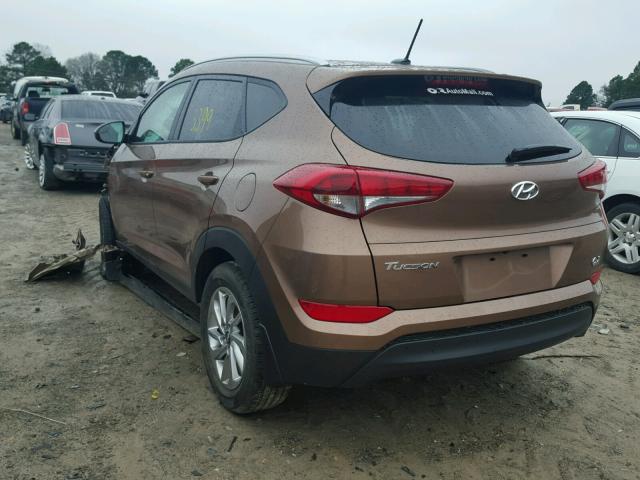 KM8J33A40HU397501 - 2017 HYUNDAI TUCSON LIM TAN photo 3