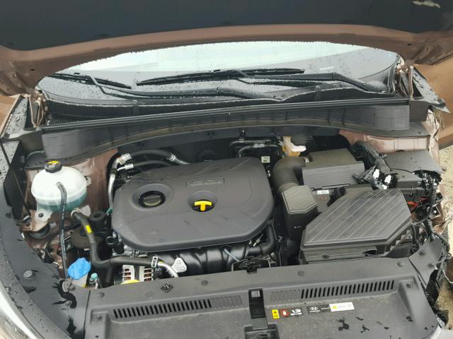 KM8J33A40HU397501 - 2017 HYUNDAI TUCSON LIM TAN photo 7