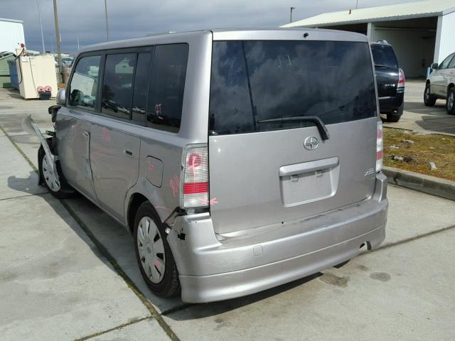 JTLKT324864098878 - 2006 TOYOTA SCION XB SILVER photo 3