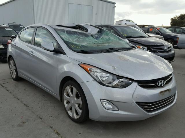 5NPDH4AE9DH229457 - 2013 HYUNDAI ELANTRA GL SILVER photo 1