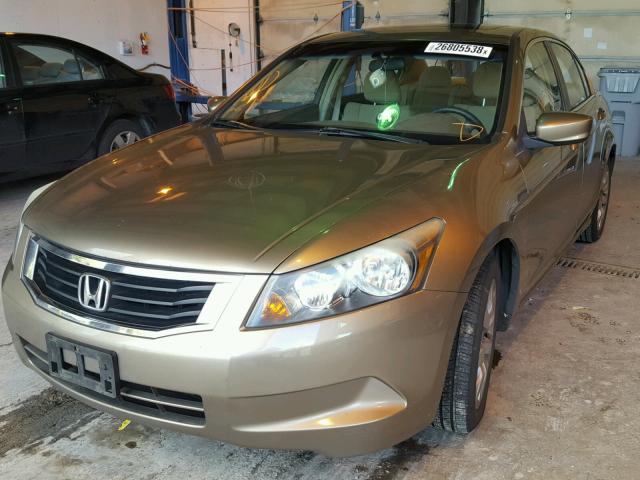 1HGCP26738A039231 - 2008 HONDA ACCORD EX GOLD photo 2