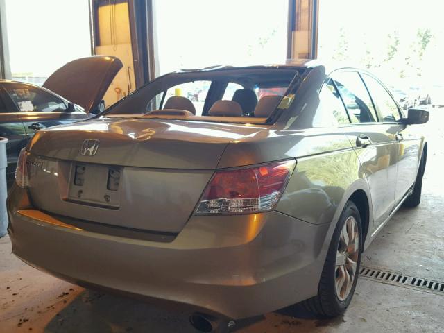 1HGCP26738A039231 - 2008 HONDA ACCORD EX GOLD photo 4