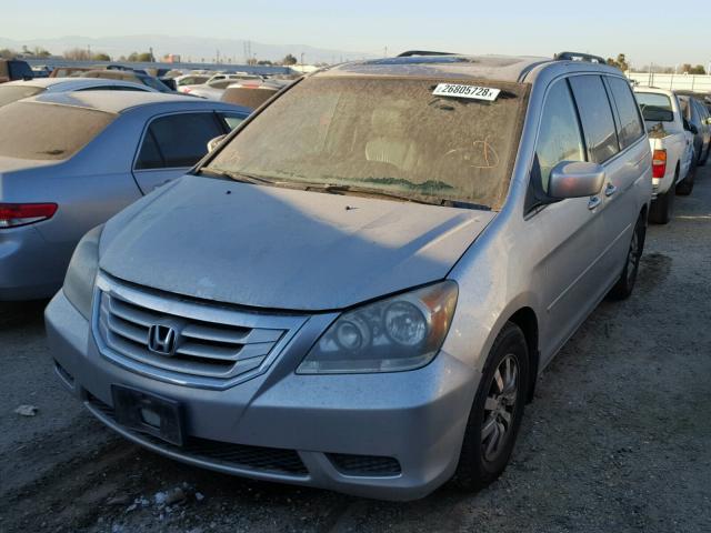 5FNRL38778B050814 - 2008 HONDA ODYSSEY EX SILVER photo 2