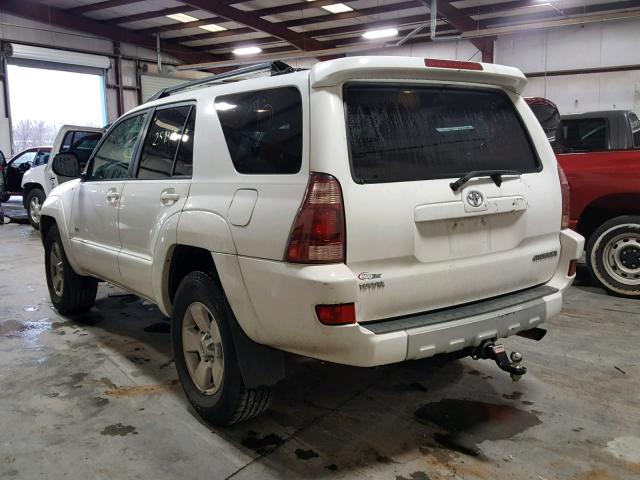 JTEZU14R640026517 - 2004 TOYOTA 4RUNNER SR WHITE photo 3