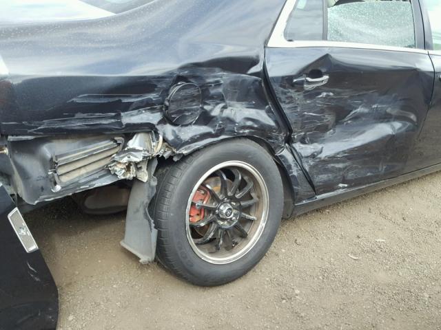 1G1ZG57B98F228233 - 2008 CHEVROLET MALIBU LS შავი ფოტო 9