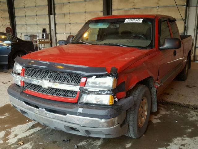 2GCEC19T931322497 - 2003 CHEVROLET SILVERADO RED photo 2