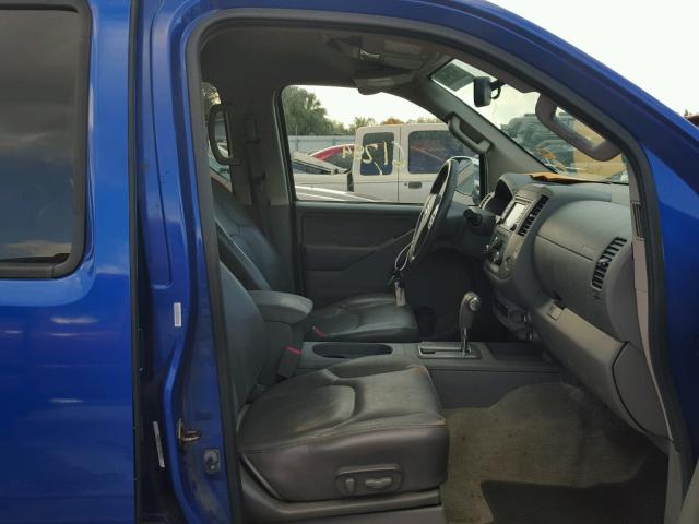 1N6AD0ER1FN702515 - 2015 NISSAN FRONTIER S BLUE photo 5