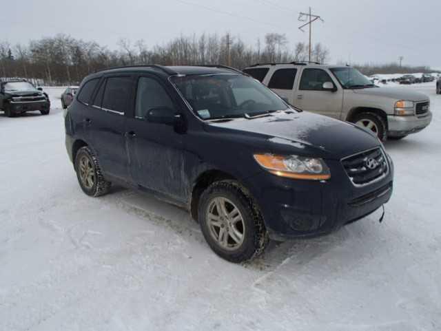 5NMSG3AB9AH337712 - 2010 HYUNDAI SANTA FE G BLUE photo 1