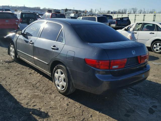 1HGCM56445A116586 - 2005 HONDA ACCORD LX GRAY photo 3