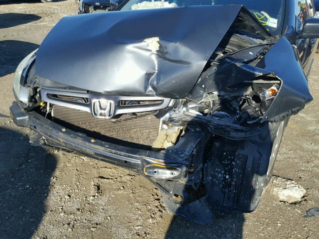 1HGCM56445A116586 - 2005 HONDA ACCORD LX GRAY photo 9