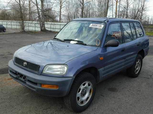 JT3HP10V4T0099446 - 1996 TOYOTA RAV4 BLUE photo 2