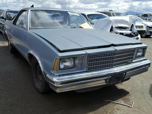 1W80H9Z448303 - 1979 CHEVROLET EL CAMINO BLUE photo 1