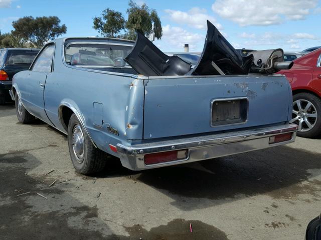 1W80H9Z448303 - 1979 CHEVROLET EL CAMINO BLUE photo 3