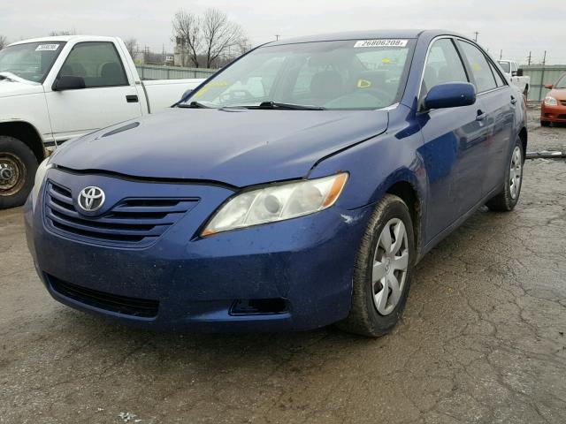 4T4BE46K49R064804 - 2009 TOYOTA CAMRY BASE BLUE photo 2