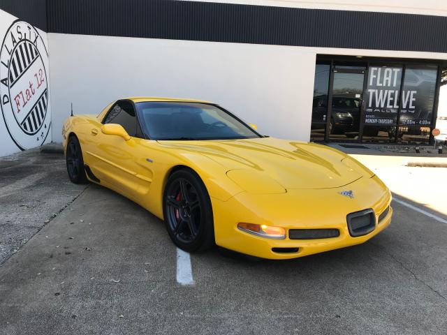 1G1YY12S335123209 - 2003 CHEVROLET CORVETTE Z YELLOW photo 1