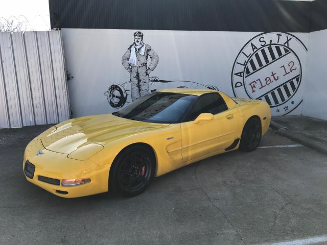 1G1YY12S335123209 - 2003 CHEVROLET CORVETTE Z YELLOW photo 9