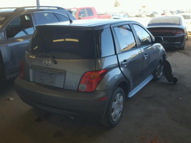 JTKKT624240064557 - 2004 TOYOTA SCION XA GRAY photo 4