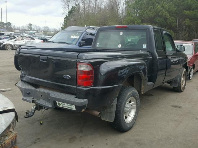 1FTYR14U41PA20286 - 2001 FORD RANGER SUP BLACK photo 4