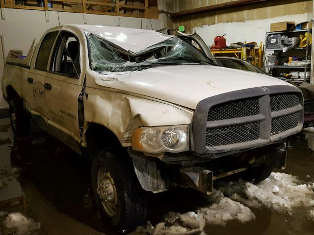 3D7KS28D25G784065 - 2005 DODGE RAM 2500 S WHITE photo 1