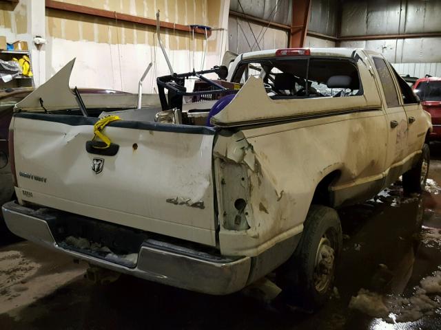 3D7KS28D25G784065 - 2005 DODGE RAM 2500 S WHITE photo 4