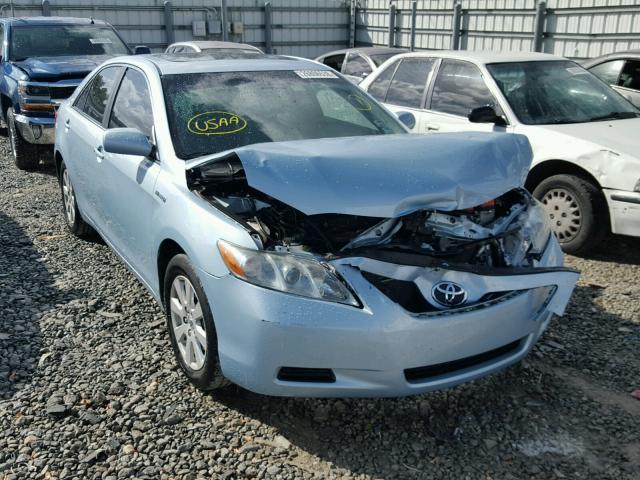 4T1BB46K29U068286 - 2009 TOYOTA CAMRY HYBR BLUE photo 1