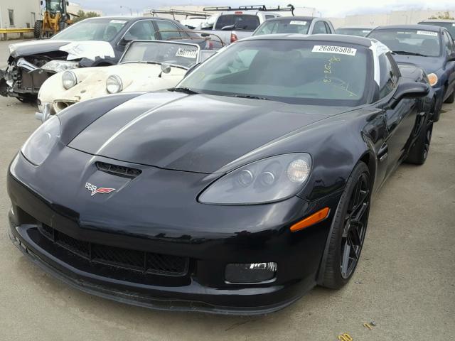 1G1YY26E385127570 - 2008 CHEVROLET CORVETTE Z BLACK photo 2