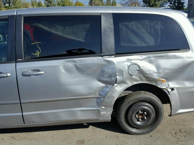 2C4RDGBG5ER117892 - 2014 DODGE GRAND CARA SILVER photo 9