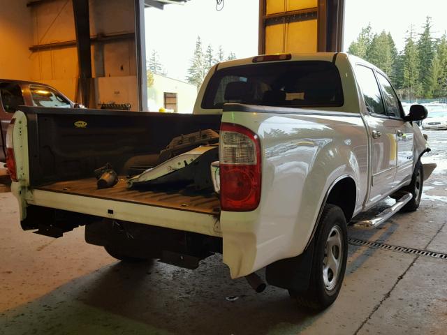 5TBET34156S514569 - 2006 TOYOTA TUNDRA DOU WHITE photo 4