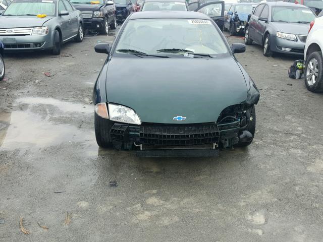 1G1JC124X27240337 - 2002 CHEVROLET CAVALIER GREEN photo 9