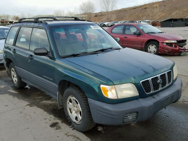 JF1SF63531H710651 - 2001 SUBARU FORESTER L GREEN photo 1