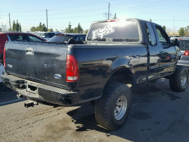 1FTRX17W21NA89366 - 2001 FORD F150 BLACK photo 4