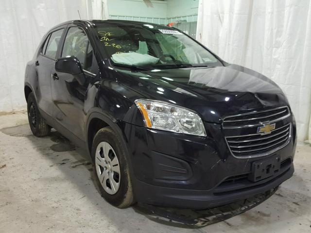 3GNCJKSB6FL223134 - 2015 CHEVROLET TRAX LS BLACK photo 1