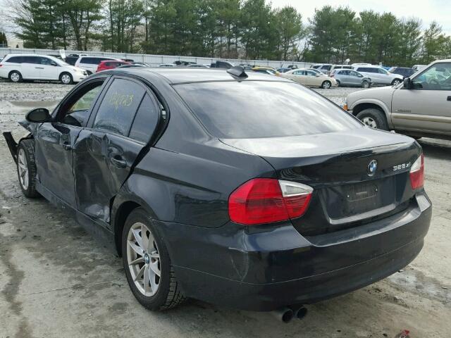 WBAVC73568KX92200 - 2008 BMW 328 XI SUL BLACK photo 3