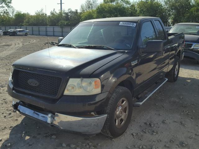 1FTRX12W44NA28659 - 2004 FORD F150 BLACK photo 2